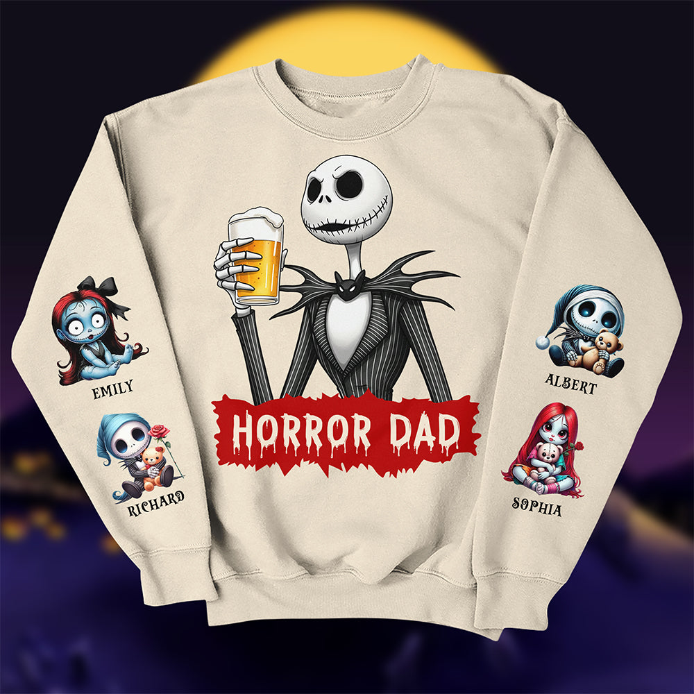 Skull Dad 3D Shirt - Personalized Gifts For Father 029QHQN140525-Homacus