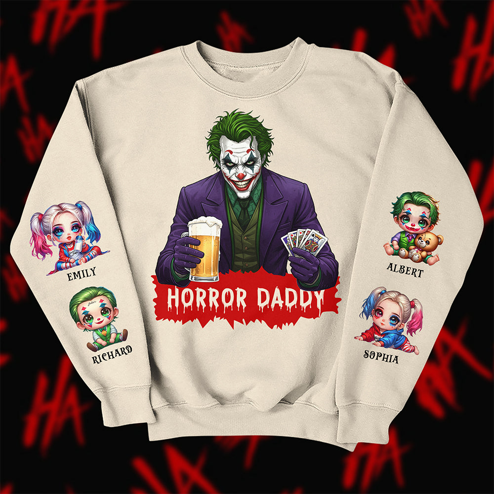 Creepy Clown Dad 3D Shirt - Personalized Gifts For Father 025QHQN140525-Homacus