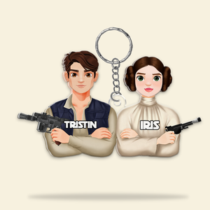 Personalized Gifts For Couple Keychain 03QHHU121224HG-Homacus