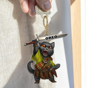 Personalized Gifts For Cat Lover Keychain 02QHHU171224-Homacus