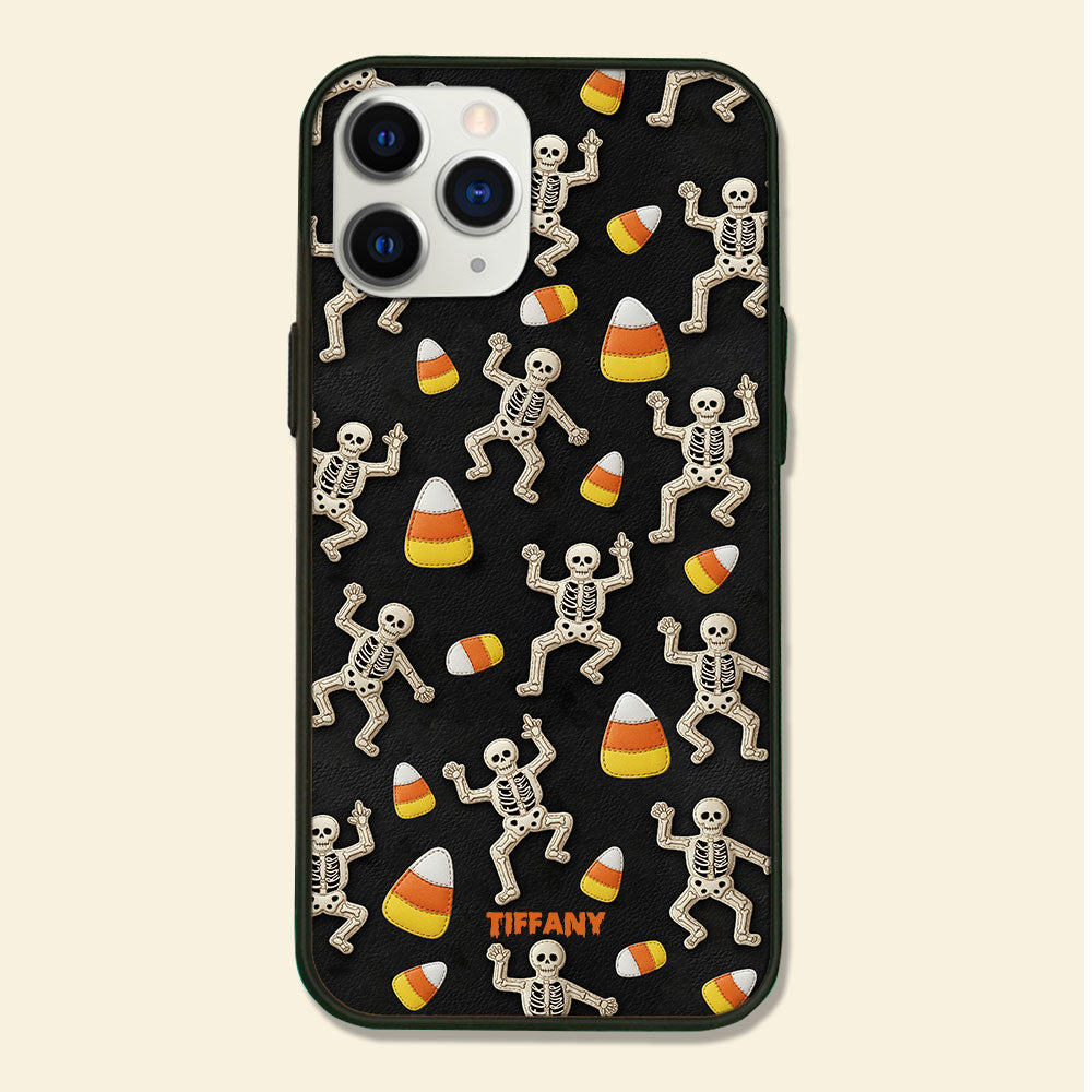 Slightly Subtle Halloween Skeleton Phone Case 05qhti230825-Homacus