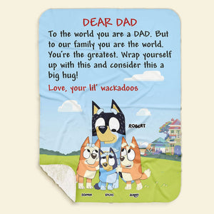 Personalized Gifts For Dad Blanket 02QHTI130524-Homacus