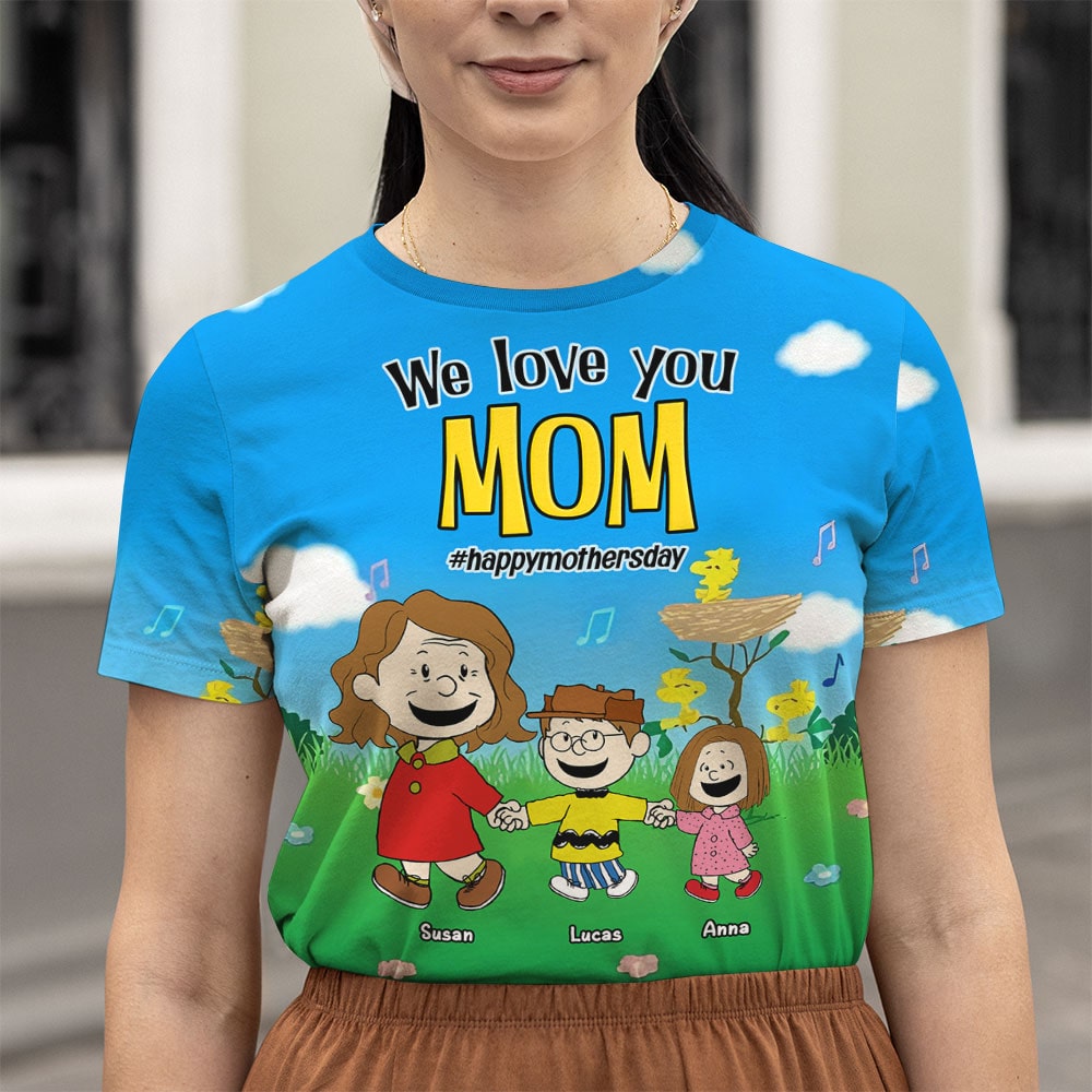 Personalized Gifts For Mom Shirt 01OHTI190424HH Mother's Day-Homacus
