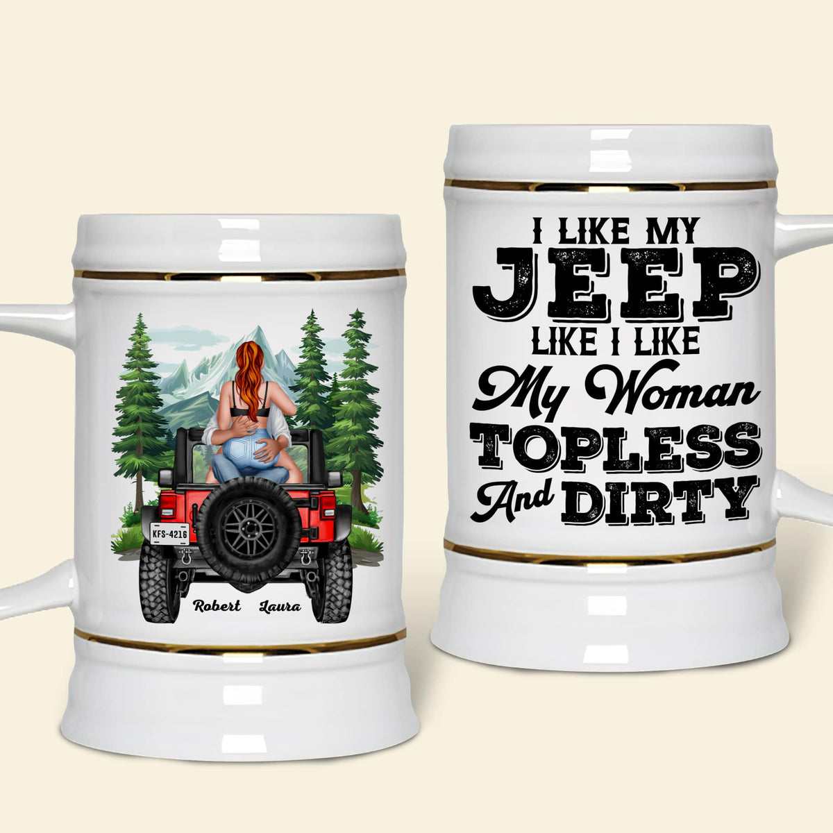 Personalized Gifts For Couple Beer Stein 03htti240624hh-Homacus