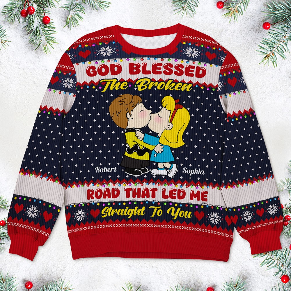 Personalized Gifts For Couple Ugly Sweater 02acti071024hg-Homacus