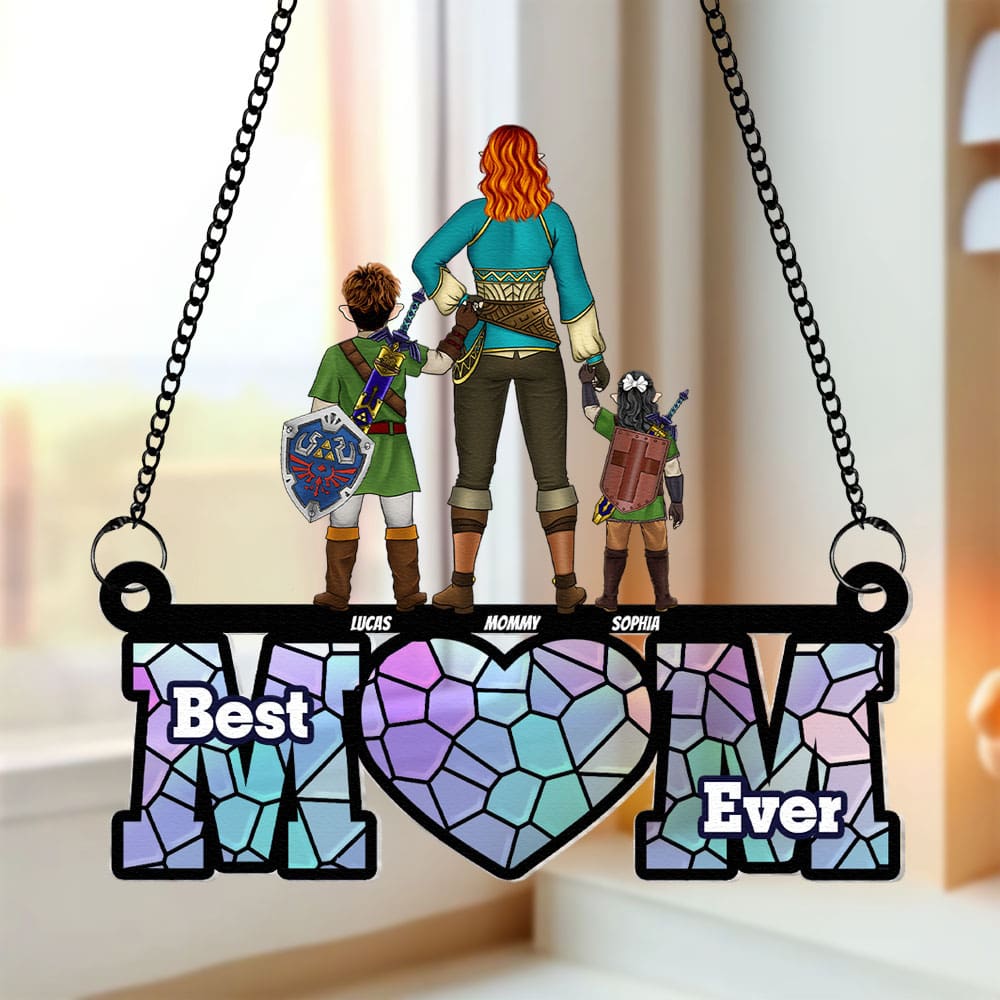 Personalized Gifts For Mom Suncatcher Window Hanging Ornament 03ohti240424hg Mother's Day-Homacus