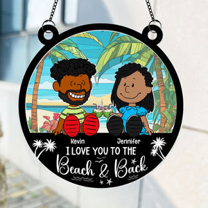 Personalized Gifts For Couple Suncatcher Ornament 04toti080125pa-Homacus