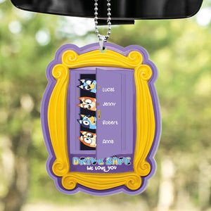Personalized Gifts For Family Car Hanging Ornament Drive Safe, We Love You 02ohti100624-Homacus