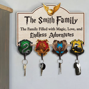 Personalized Gifts For Family Wood Key Hanger 05ohti060624-Homacus