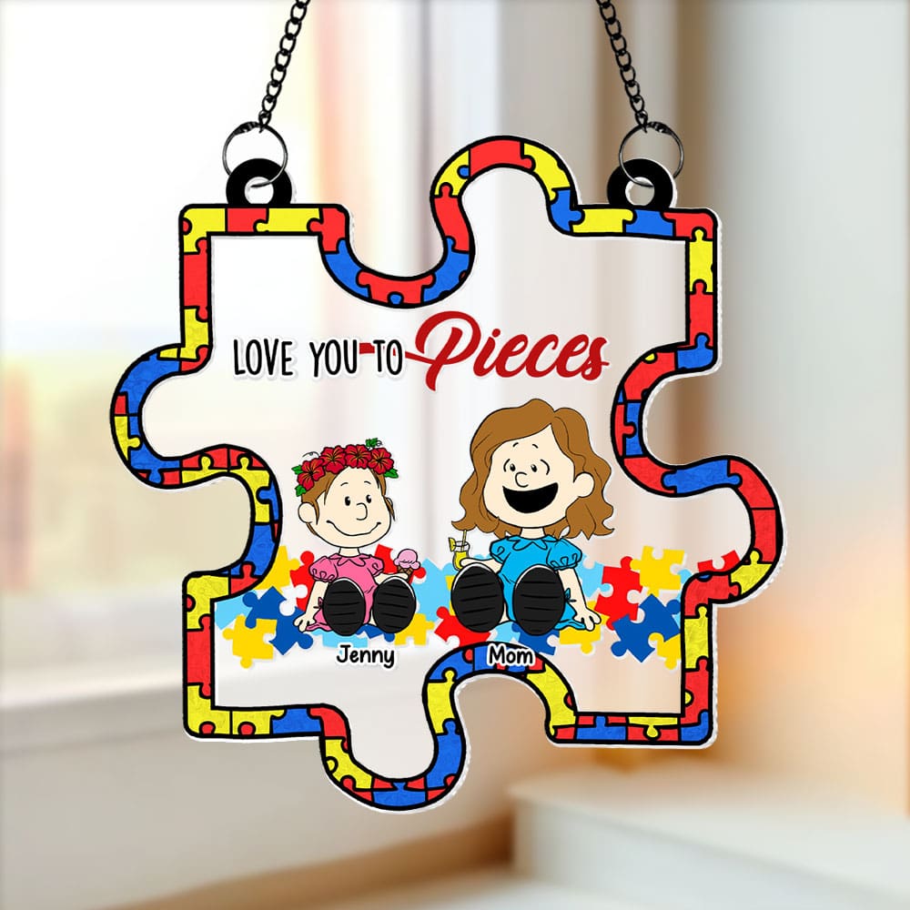 Personalized Gifts For Autism Family Suncatcher Ornament 01kati240225pa-Homacus