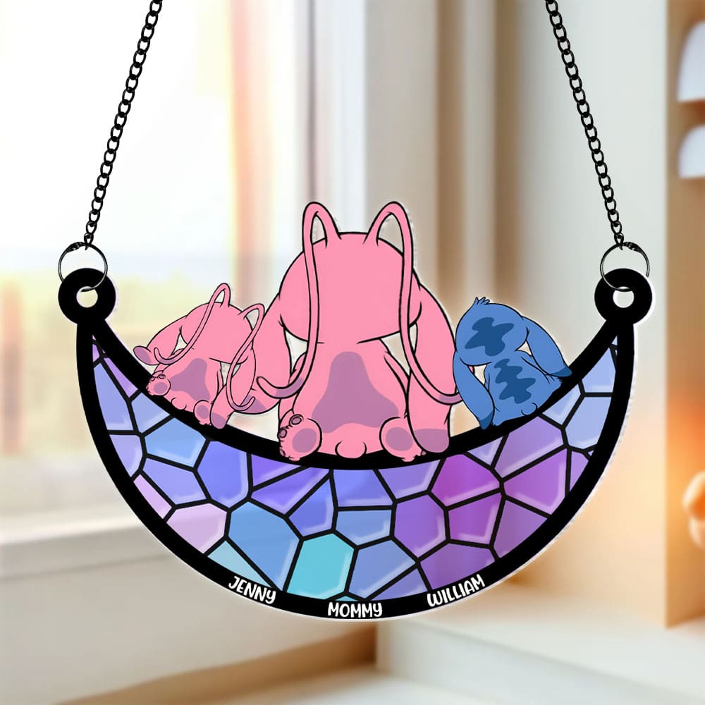 Personalized Gifts For Mom Suncatcher Ornament 04OHTI260424-Homacus