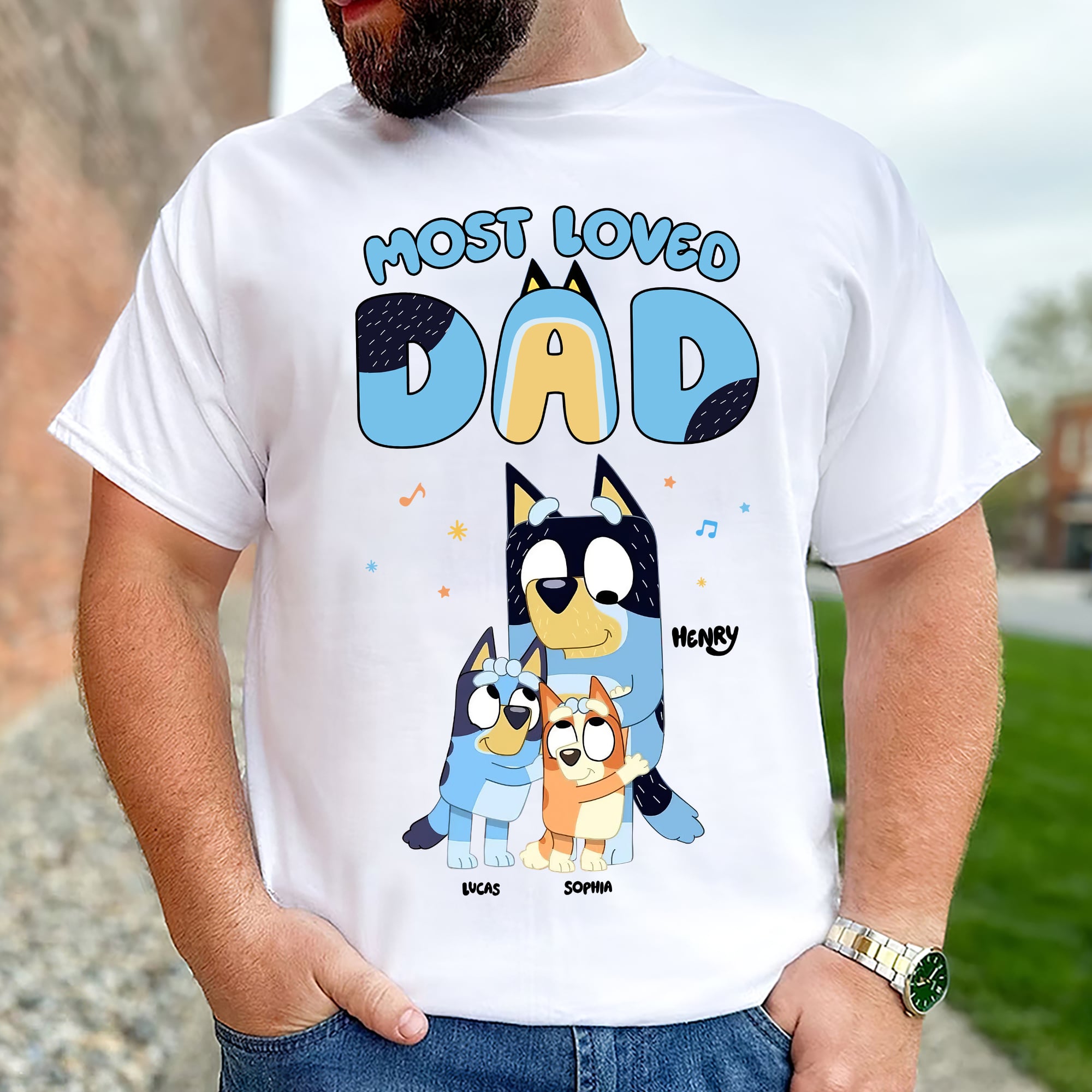 Personalized Gifts For Dad Shirt 05qhti090524 Most Loved Dad-Homacus