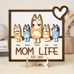 Personalized Gifts For Mom Wood Sign 03OHTI130424-Homacus