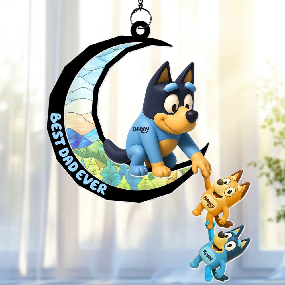 Dog Dad Suncatcher Ornament - Personalized Gifts For Dad 02ohti060525-Homacus