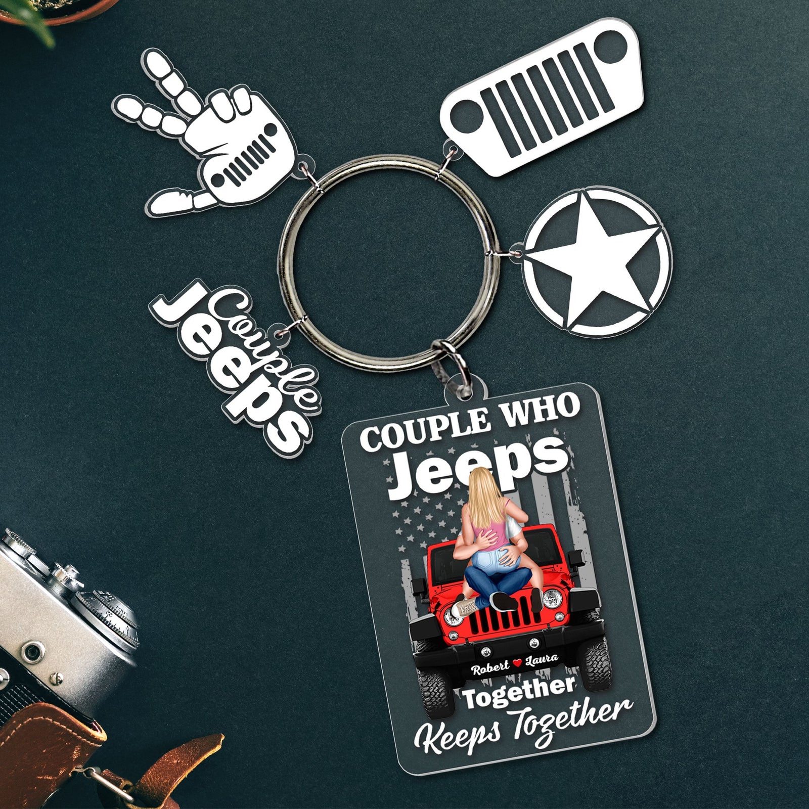 Personalized Gifts For Couple Keychain 01ohti140624hh-Homacus