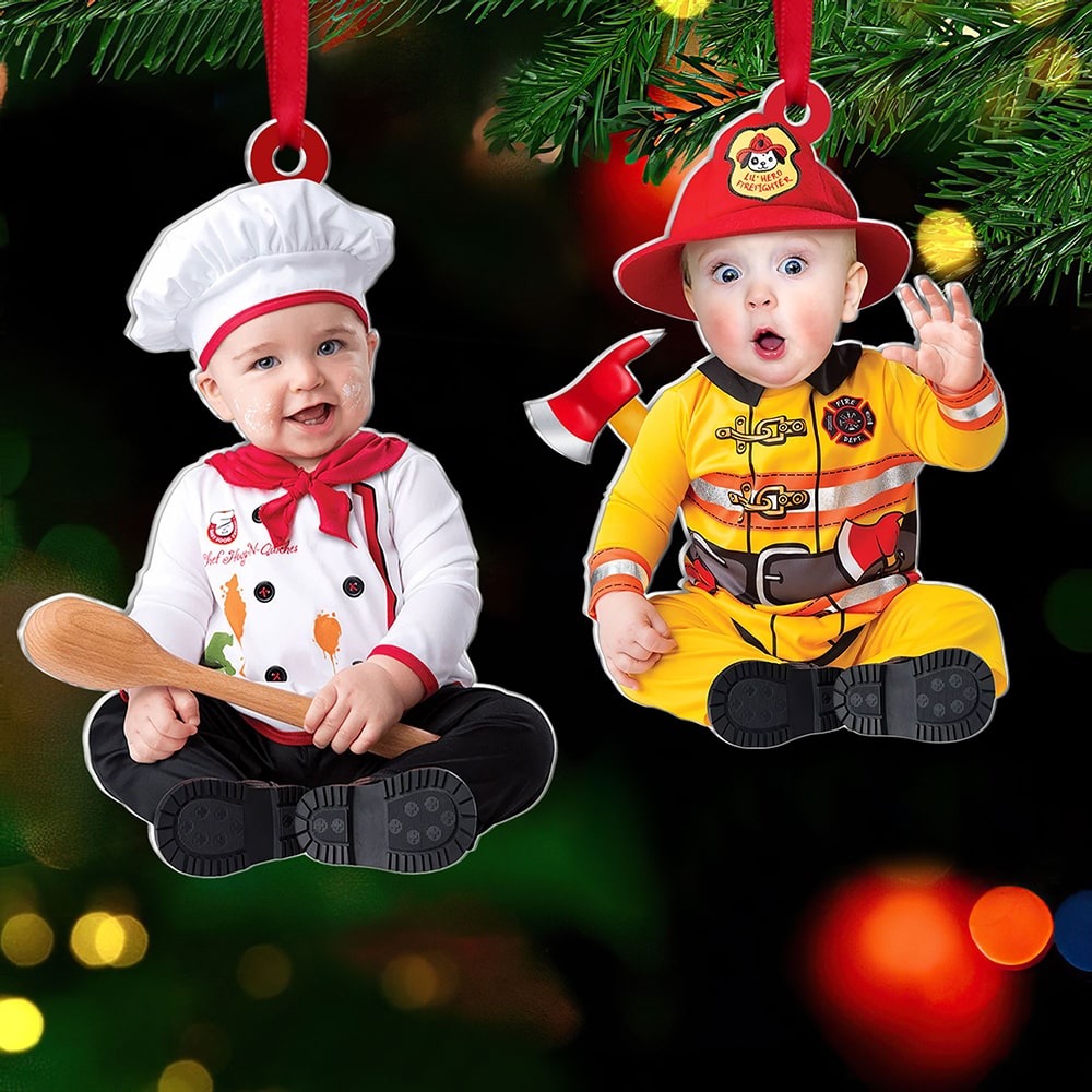 Custom Photo Christmas Gifts For Babies Ornament 02huti090924-Homacus