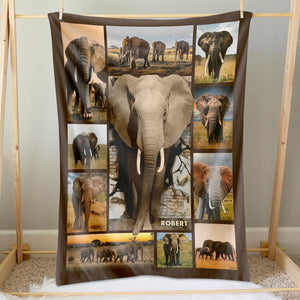 Personalized Gifts For Elephant Lover Blanket 011qhti311224-Homacus