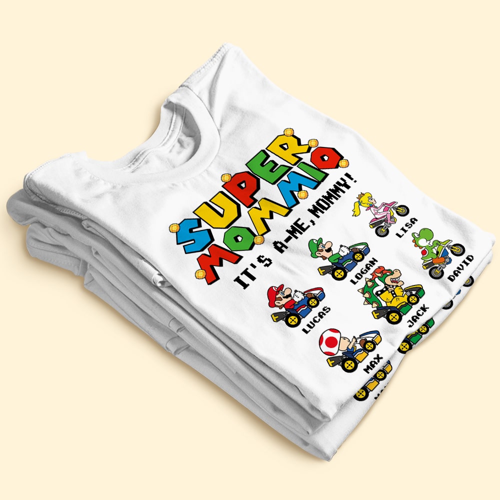 Personalized Gifts For Mother Shirt It's A-Me, Mommy 02NATI180324-Homacus