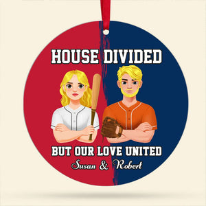 Personalized Christmas Gifts For Couple Ornament Baseball Couple 03HUTI141024HG-Homacus