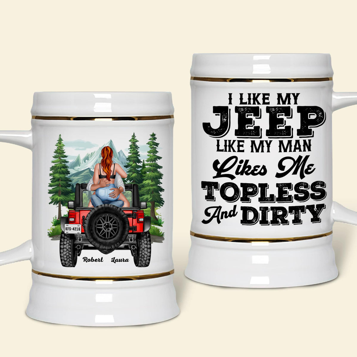 Personalized Gifts For Couple Beer Stein 03htti240624hh-Homacus