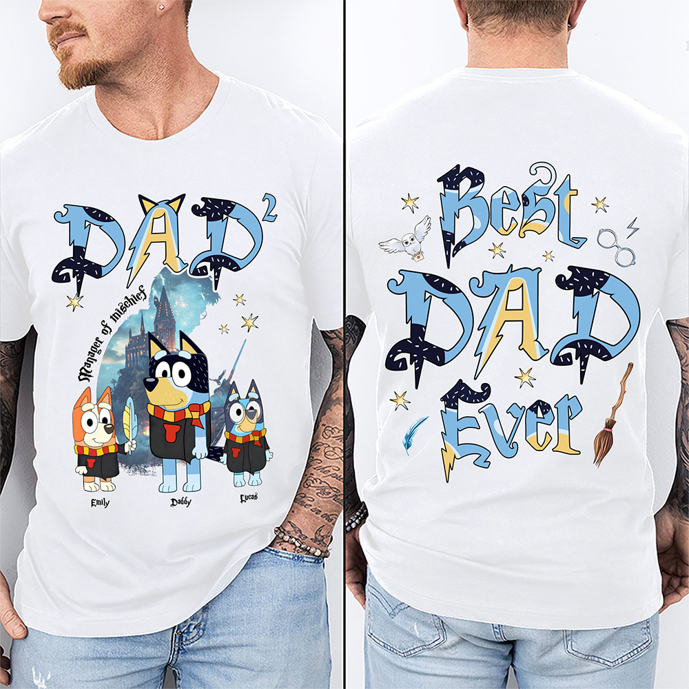 Dog Dad Shirt - Personalized Gifts For Dad 01huti010425-Homacus