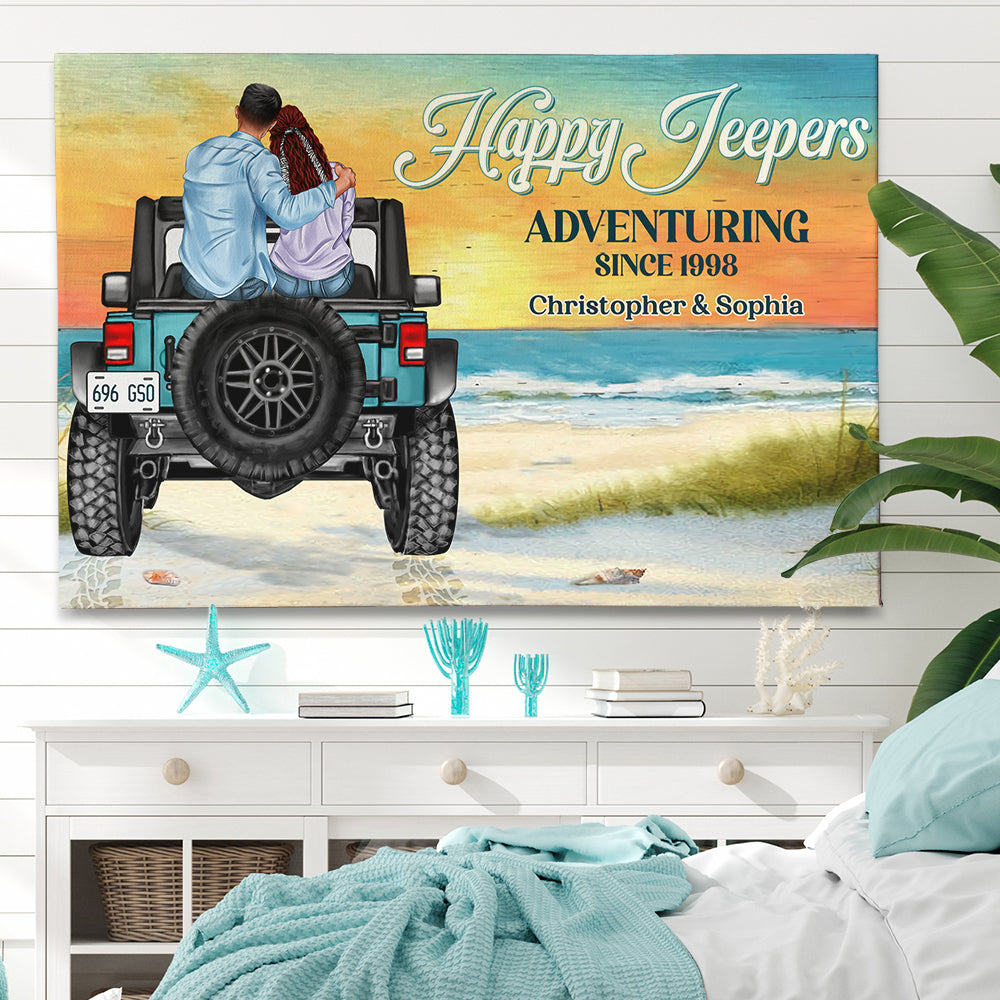 Personalized Gifts For Couple Canvas Print 02hudt040822tm-Homacus