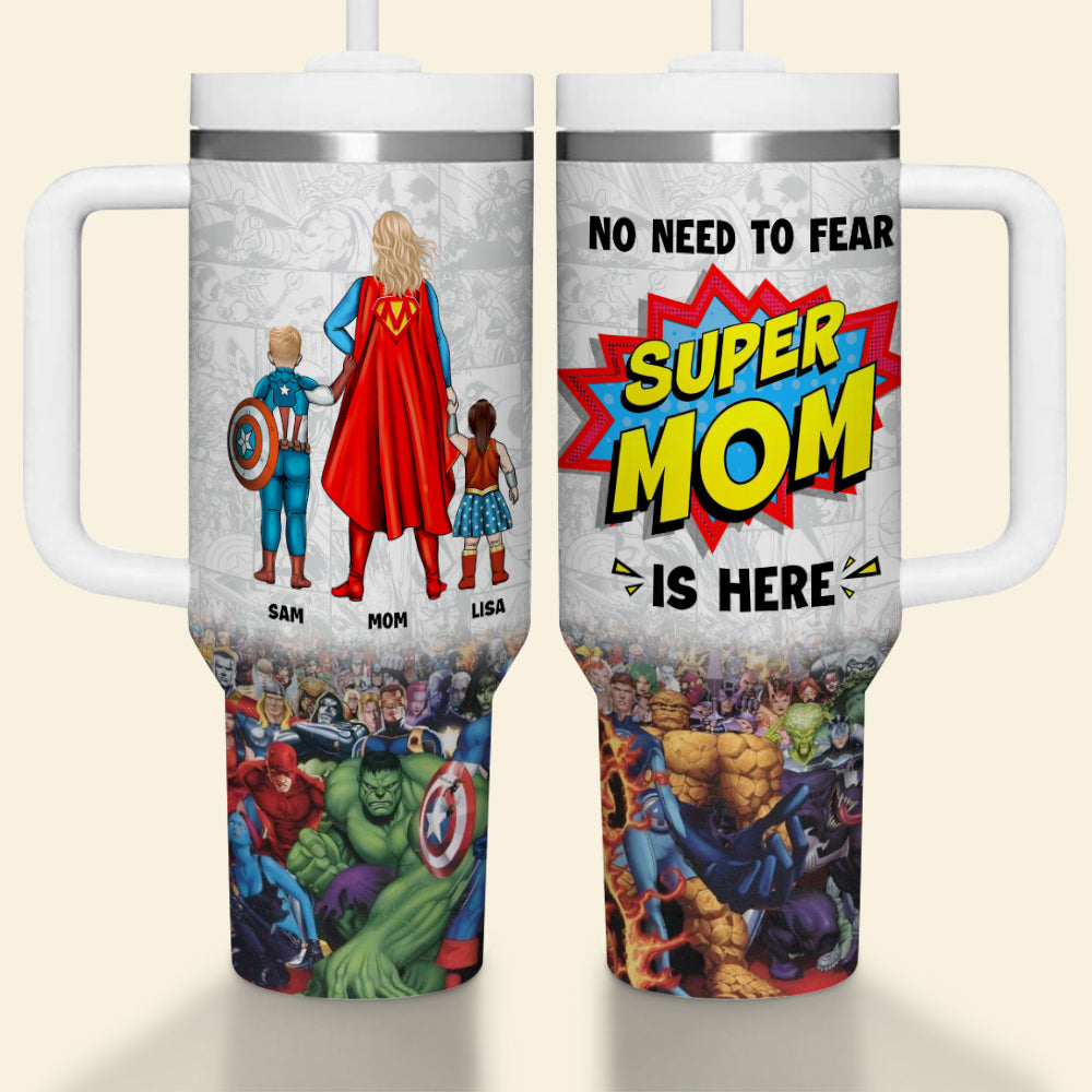 Super Mom Tumbler - Personalized Gifts For Mother's Day 03humh050424pa-Homacus