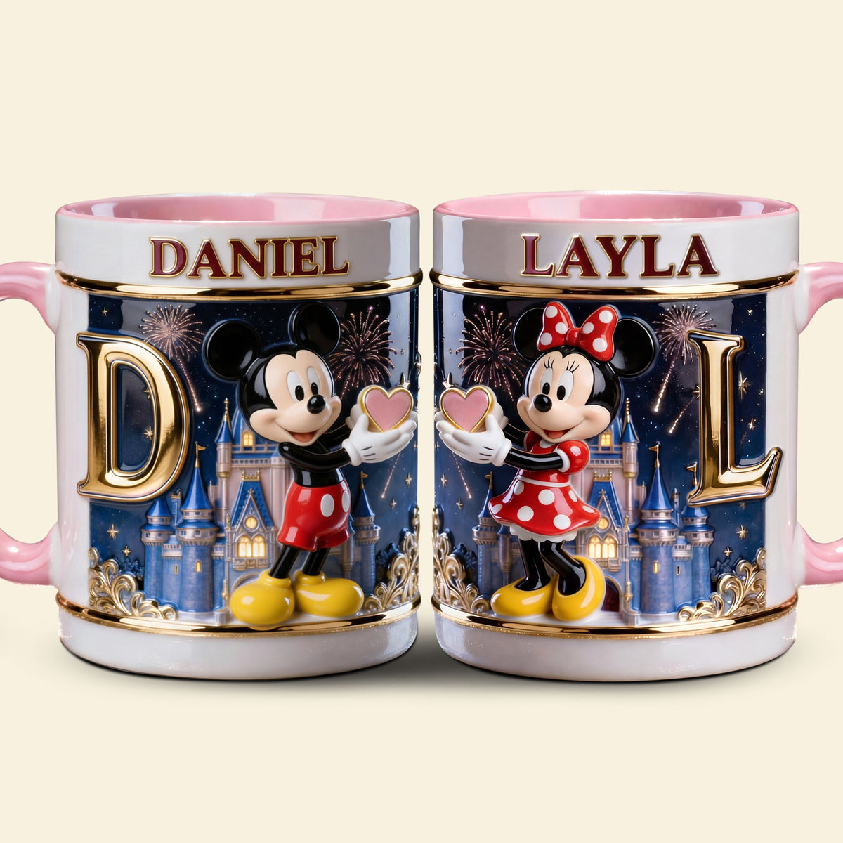 Alphabet Couple Coffee Accent Mug - Personalized Gifts For Couple Coffee Mug 01KITI160126-Homacus