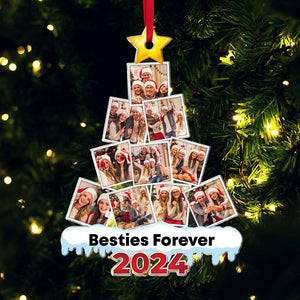 Friends Custom Photo Acrylic Christmas Ornament 028HUTI260924 ct141124-Homacus