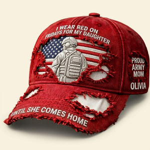 Proud Military Mom Classic Cap - Personalized Gifts For Mom 01TGTI280326-Homacus