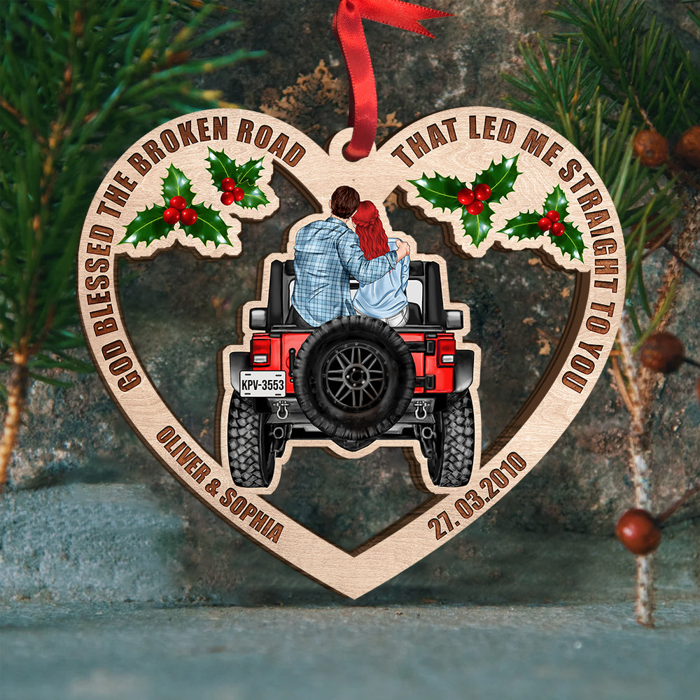 Personalized Gifts For Couple Christmas Ornament 02ACTI300922TM-Homacus