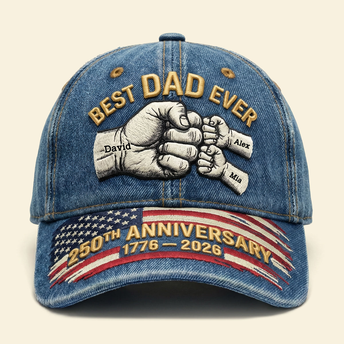 250th Anniversary Military Cap - Personalized Gift For Veteran Classic Cap 04NATI250226-Homacus