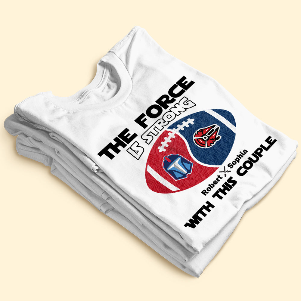 Custom Team Logo Gifts For Couple Shirt 01huti171123 American Football Team-Homacus