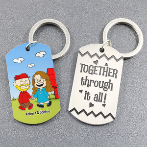 Personalized Gifts For Couple Keychain 05HUTI080624HH-Homacus