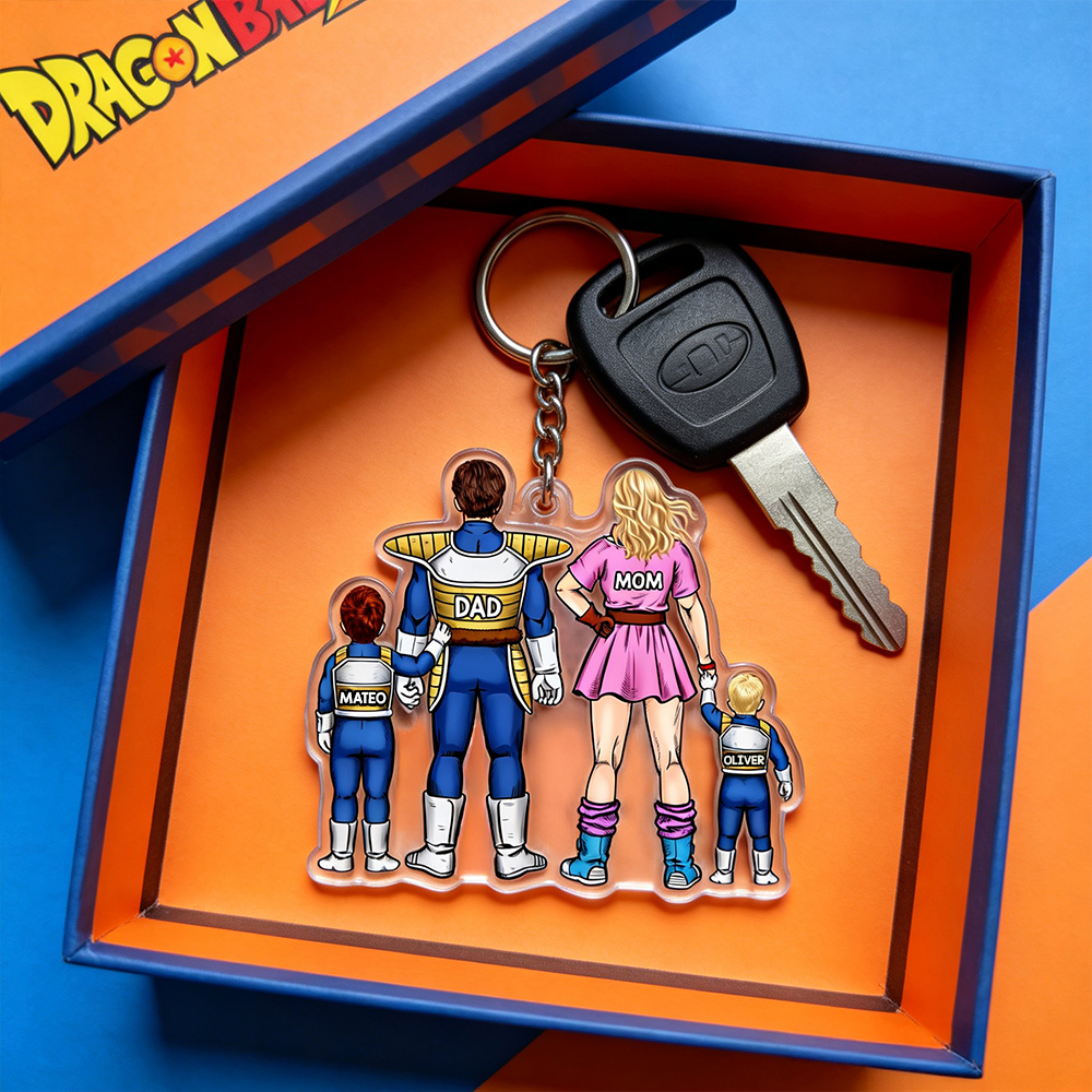 Super Power Family Keychain - Personalized Gift For Family 05QHHU030426HH-Homacus