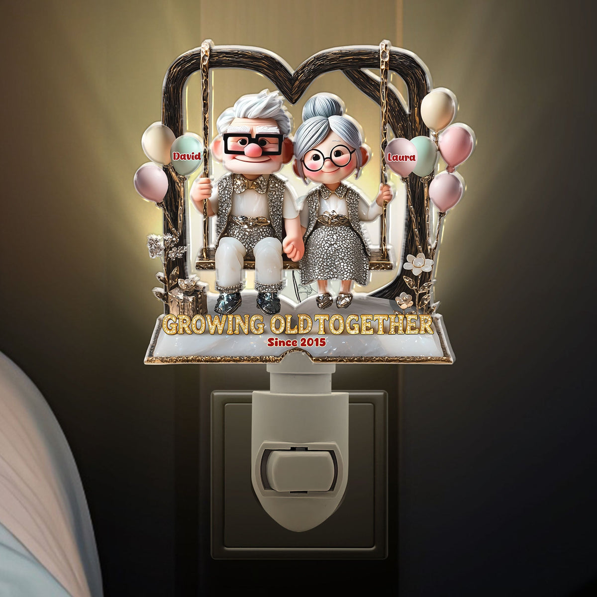 Old Couple Night Light - Personalized Gifts For Couple 06tgti280525-Homacus