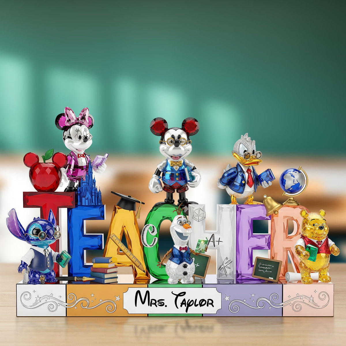 Cute Cartoon Teacher Plaque - Personalized Gifts For Teacher 01ohti280525-Homacus