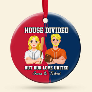 Personalized Christmas Gifts For Couple Ornament Baseball Couple 03HUTI141024HG-Homacus