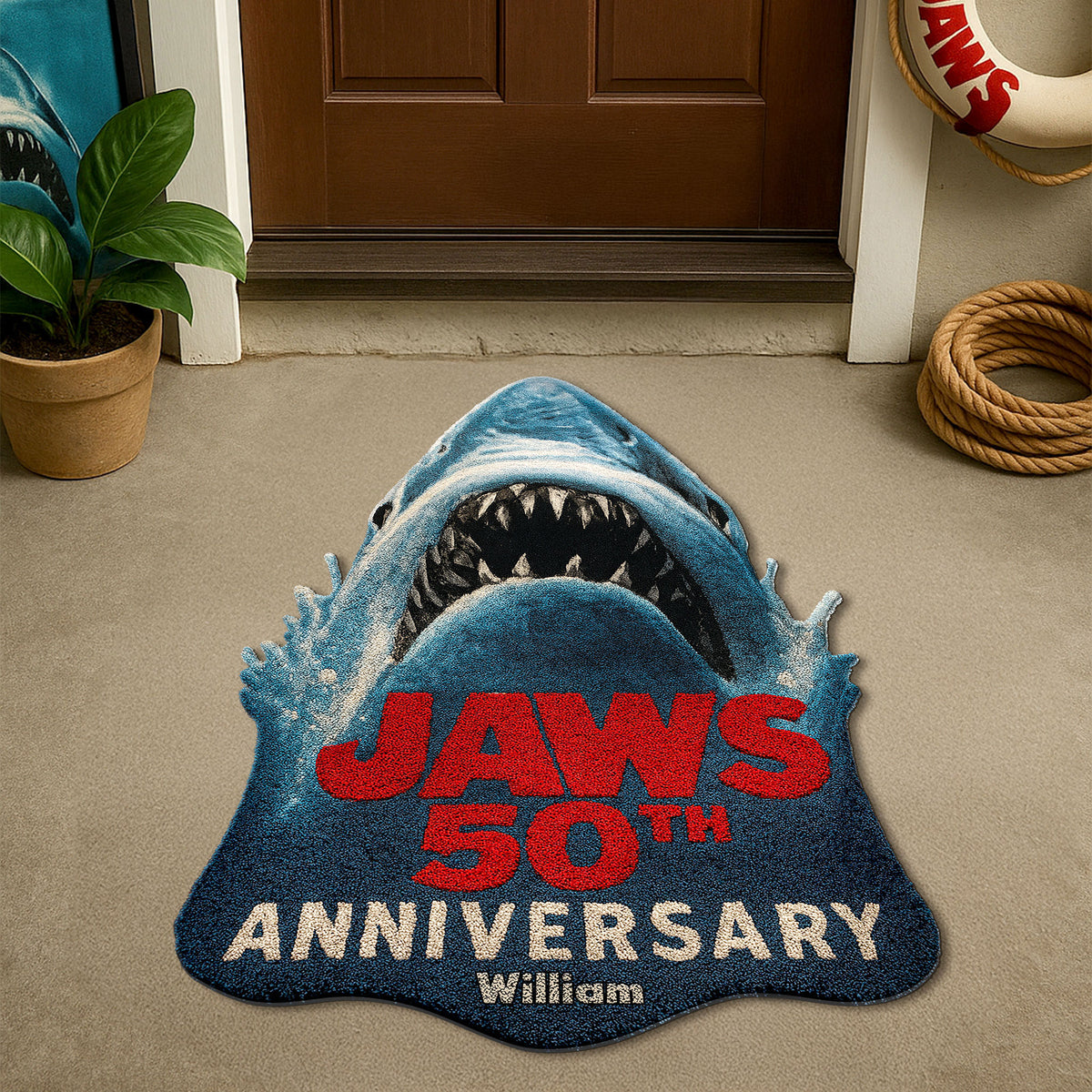 Great Bite Doormat - Personalized Gifts For Ocean Lover 05hyti140825-Homacus