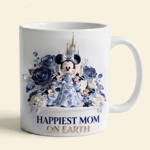Happiest Mom Fairytale Coffee Mug - Personalized Gifts For Mom 01PGTI150426-Homacus