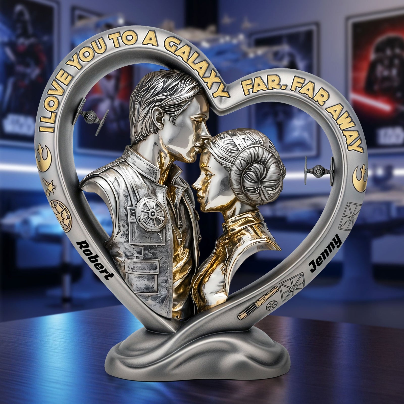 Galaxy Couple Plaque - Personalized Gifts For Couple 06tgti020725-Homacus