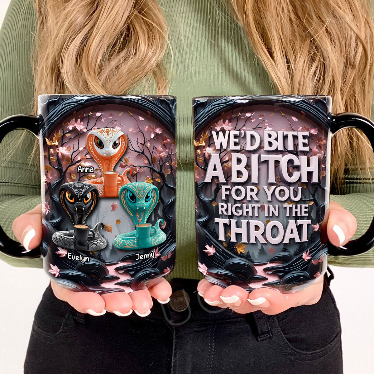 Snake Friends Mug - Personalized Gifts For Friends 05tgti210525-Homacus