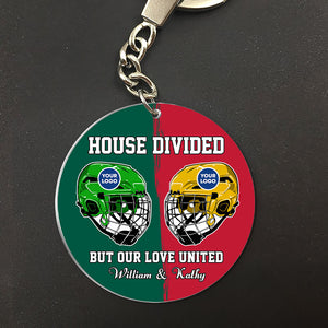 Personalized Gifts For Hockey Couple Keychain 05HUTI240125-Homacus