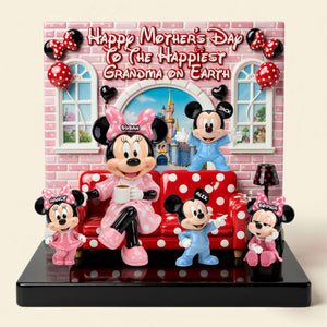 To The Happiest Grandma On Earth Acrylic Plaque - Personalized Gifts For Grandmas 02ohti310326-Homacus