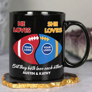 Personalized Gifts For Couple Coffee Mug American Football Couple 04huti230125-Homacus