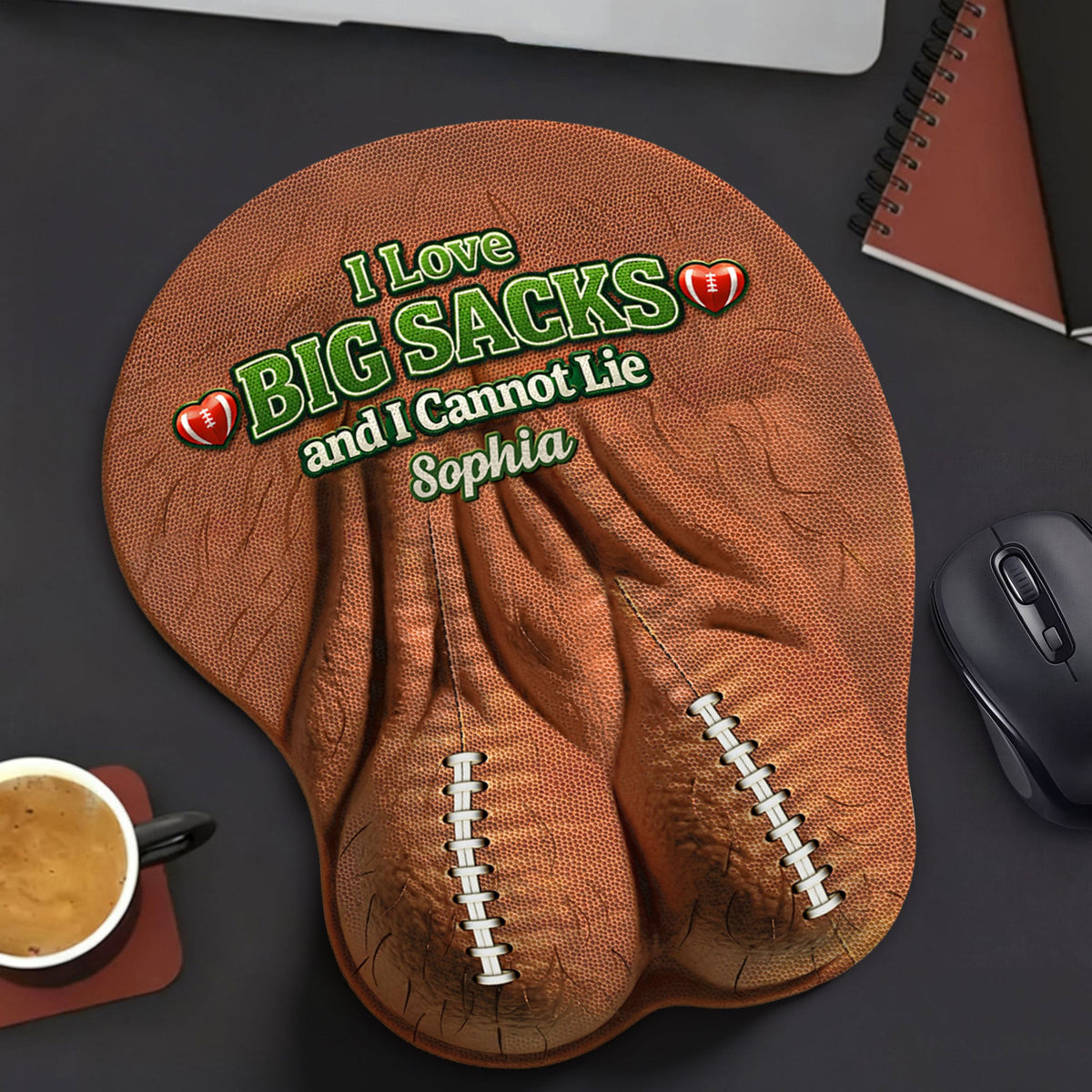 Naughty Gift For Couple Mouse Pad - Personalized Gifts For Couple 3D Mouse Pad With Armrest 02HUTI120126-Homacus