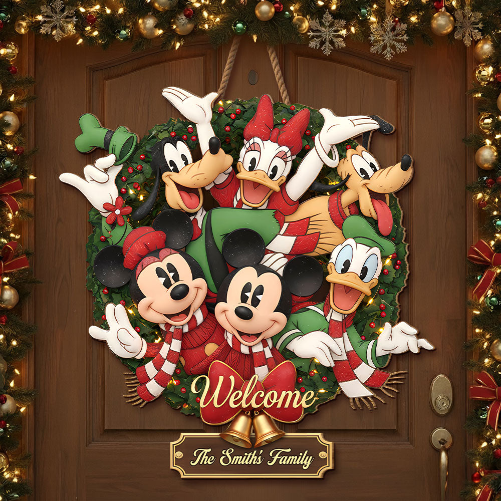 Adorable Characters Wooden Sign - Personalized Gifts For Family 06HYTI061125-Homacus