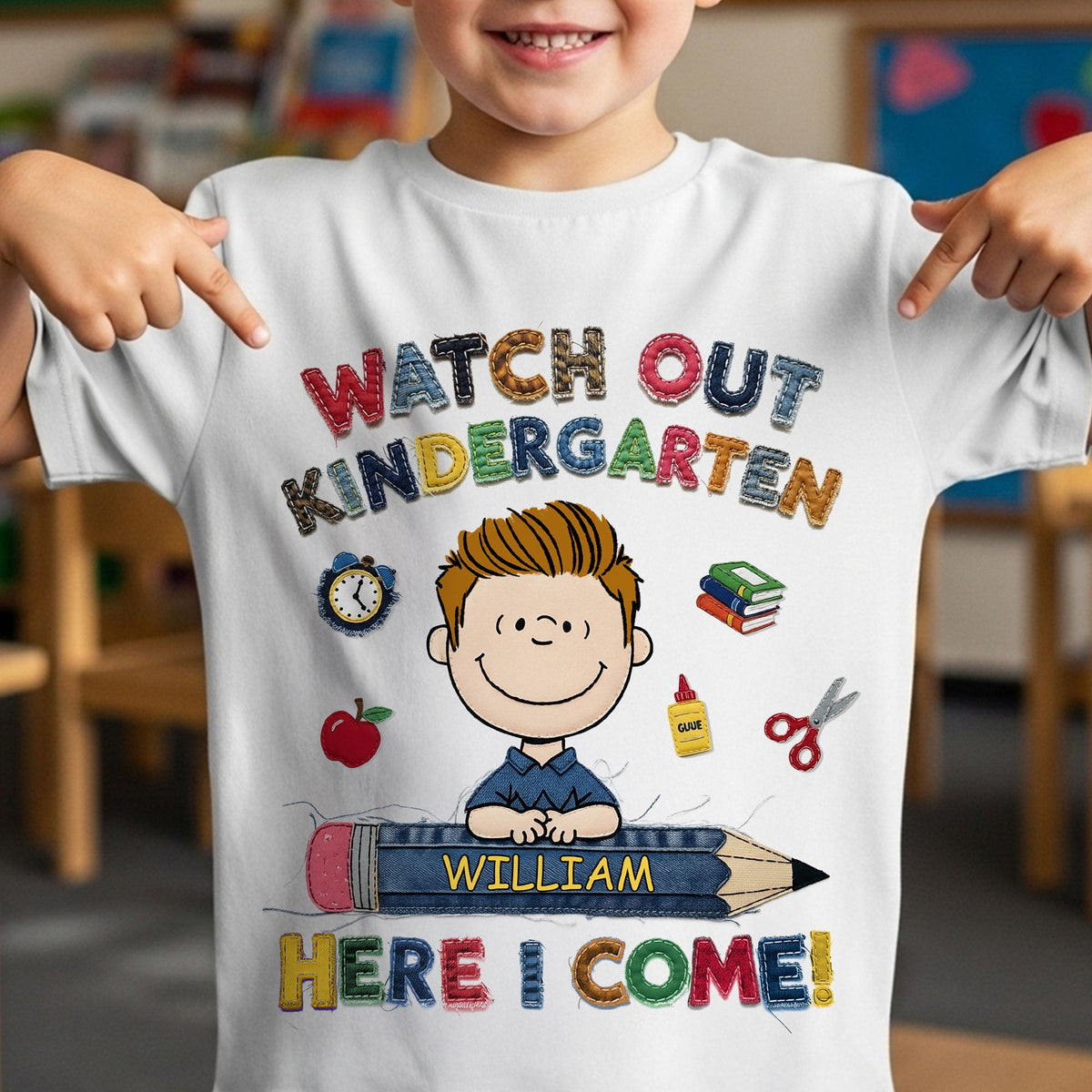 Cute Character Back To School Shirt - Personalized Gifts For Kids 02tgti270625-Homacus