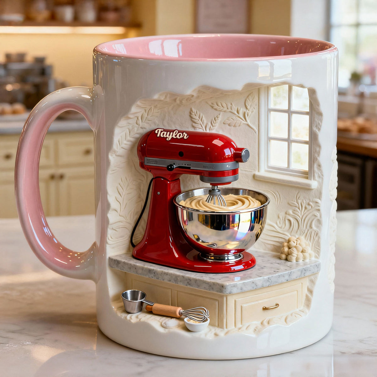 Cake Mixer Coffee Accent Mug - Personalized Gifts For Baker Coffee Mug 02KITI130125-Homacus