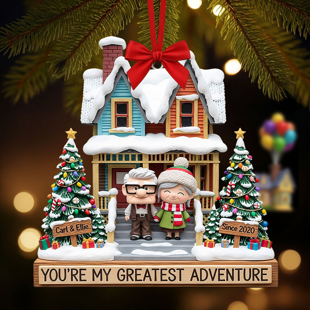 Old Couple Ornament - Personalized Gifts For Couple 06toti190825-Homacus